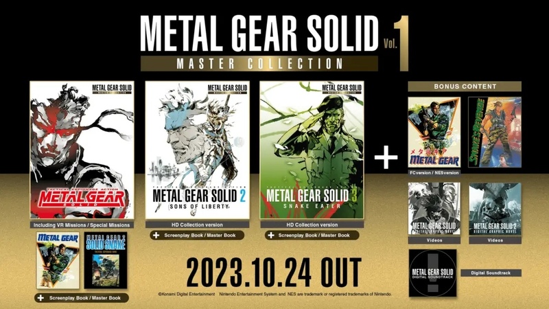 Новый трейлер и дата выхода Metal Gear Solid: Master Collection Vol. 1