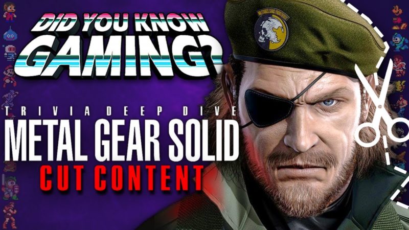 Что вырезали из серии игр Metal Gear Solid?