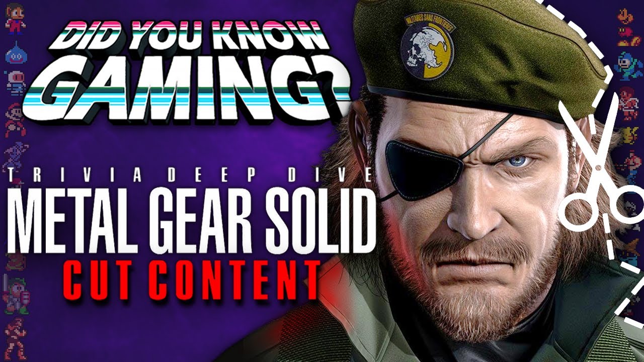 Что вырезали из серии игр Metal Gear Solid?