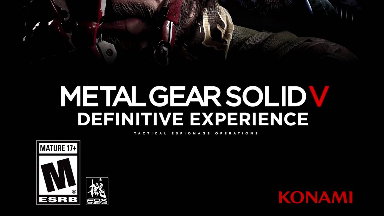 Тизер Metal Gear Solid V: The Definitive Experience
