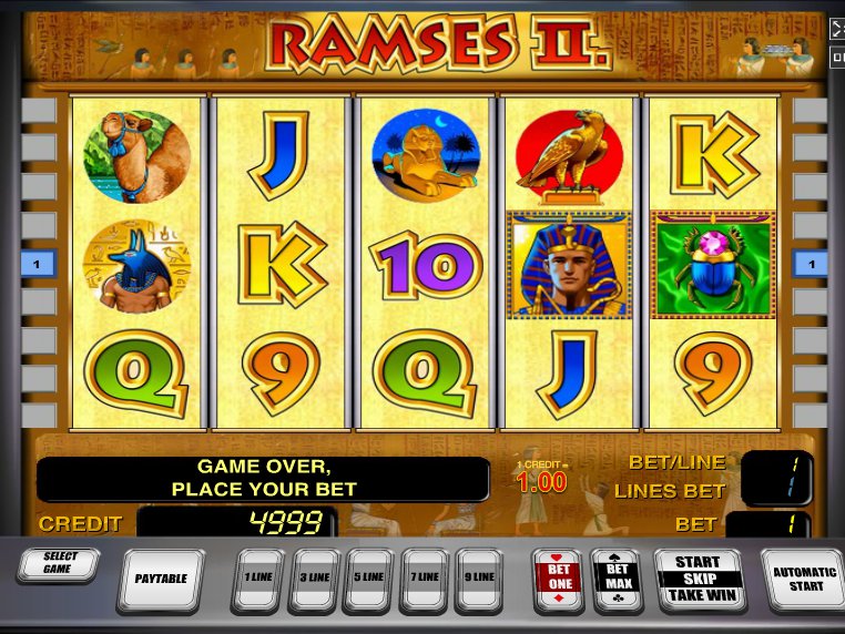 Обзор игрового слота Ramses 2 от казино Вулкан